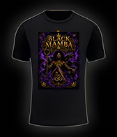 Black Mamba Fitted Tee